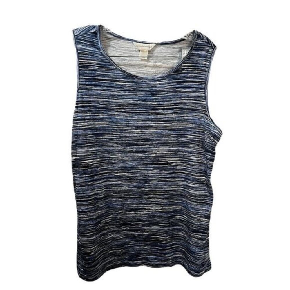 Christopher & Banks Tank Tops Sleeveless Crew Neck Large‎